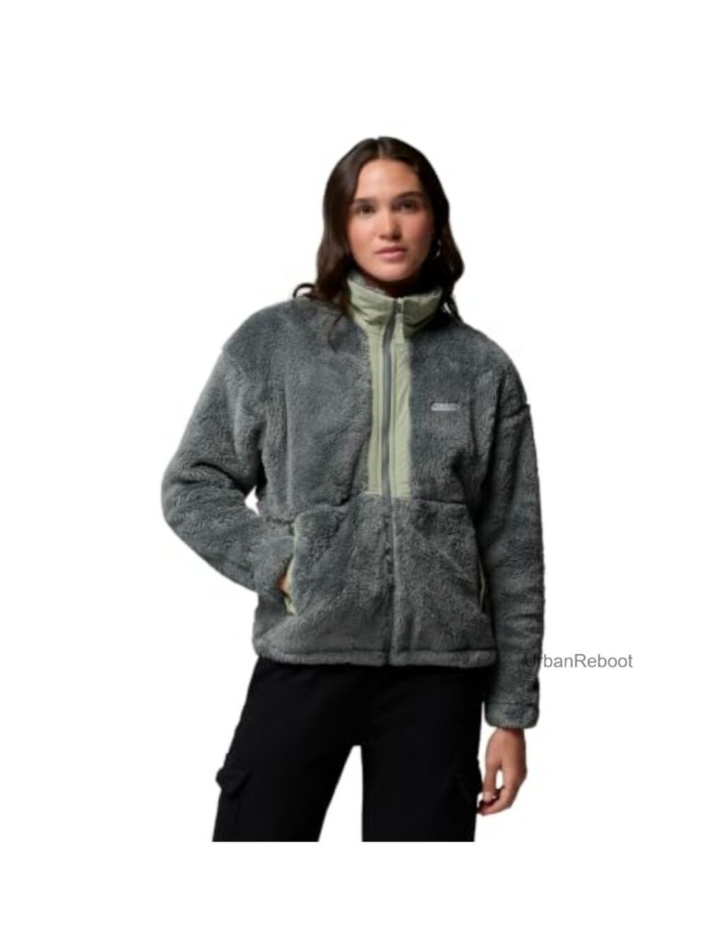 Sherpa Fleece Full Zip Jacket High-Pile Warm Winter Layer